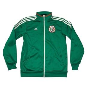 Mexico National Team Adidas Mens Size M Track Jacket El Tricolor Full Zip